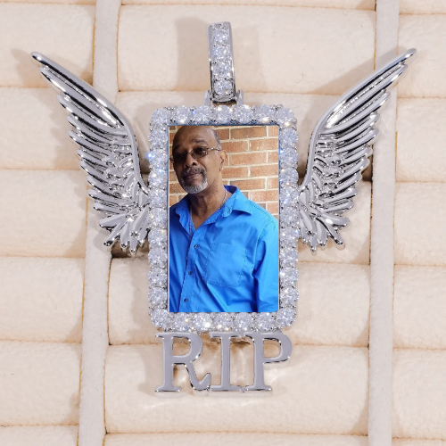 RIP WING 3D CUSTOM PICTURE PENDANT
