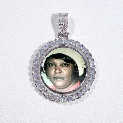 3D Spinning 2-Faced Custom Picture Pendant