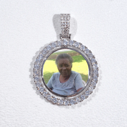 3D Spinning 2-Faced Custom Picture Pendant