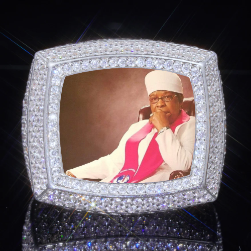 3D CUSTOM PICTURE ICED RING