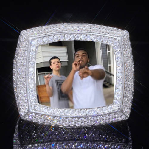 3D CUSTOM PICTURE ICED RING