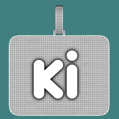 CUSTOM LETTER NECKLACE 3D BIG SQUARE