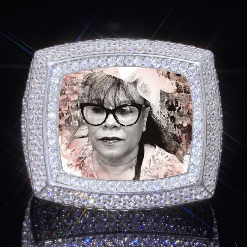 3D CUSTOM PICTURE ICED RING