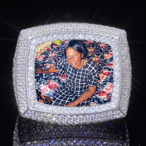3D CUSTOM PICTURE ICED RING