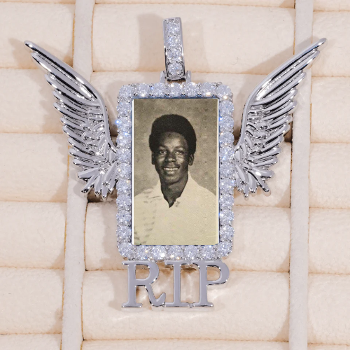 RIP WING 3D CUSTOM PICTURE PENDANT