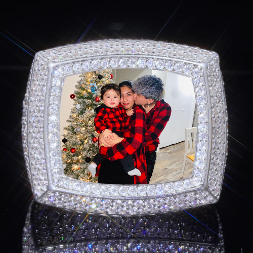3D CUSTOM PICTURE ICED RING