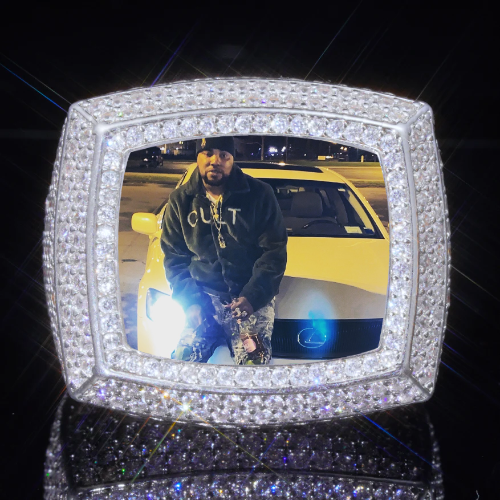 3D CUSTOM PICTURE ICED RING