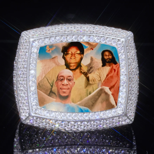 3D CUSTOM PICTURE ICED RING