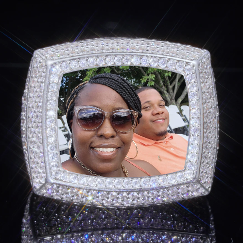 3D CUSTOM PICTURE ICED RING