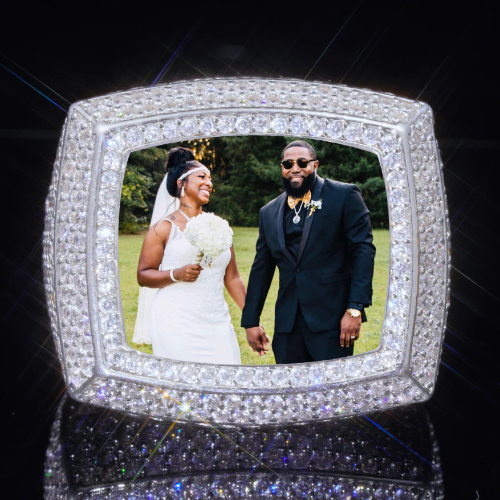 3D CUSTOM PICTURE ICED RING