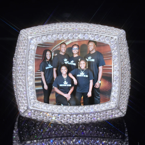 3D CUSTOM PICTURE ICED RING