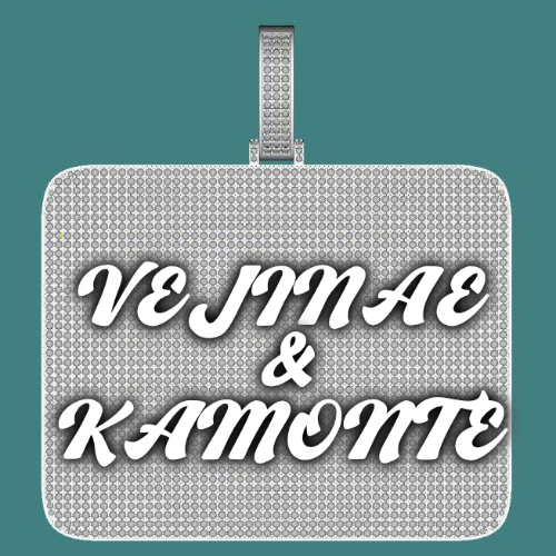 CUSTOM LETTER NECKLACE 3D BIG SQUARE