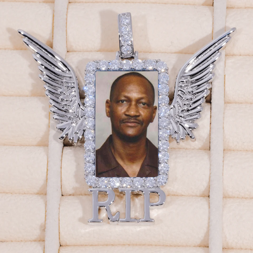 RIP WING 3D CUSTOM PICTURE PENDANT