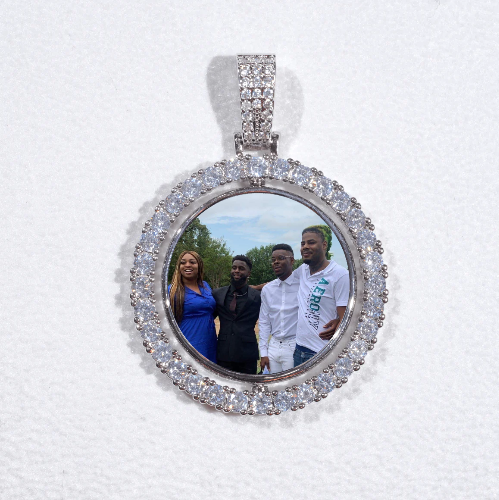 3D Spinning 2-Faced Custom Picture Pendant