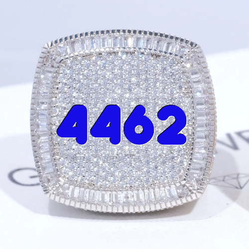 CUSTOM LETTER 3D ICED RING