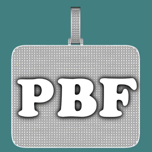 CUSTOM LETTER NECKLACE 3D BIG SQUARE