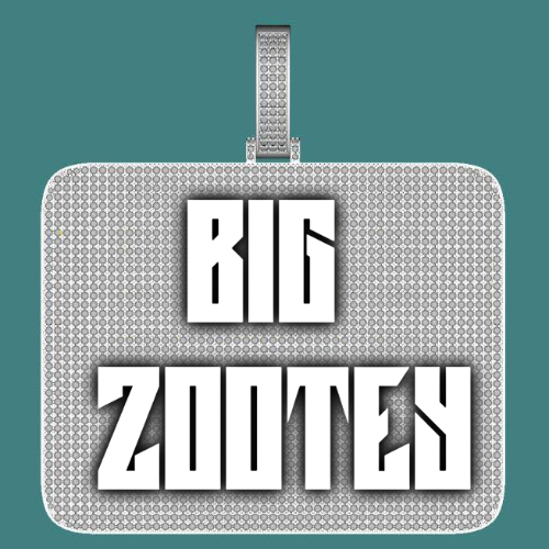 CUSTOM LETTER NECKLACE 3D BIG SQUARE