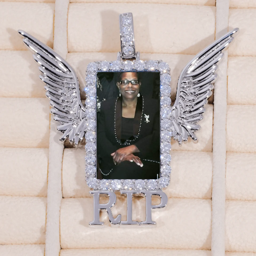 RIP WING 3D CUSTOM PICTURE PENDANT