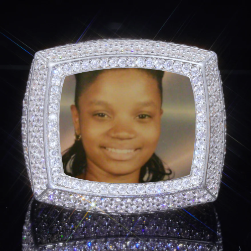 3D CUSTOM PICTURE ICED RING