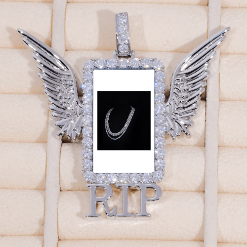 RIP WING 3D CUSTOM PICTURE PENDANT