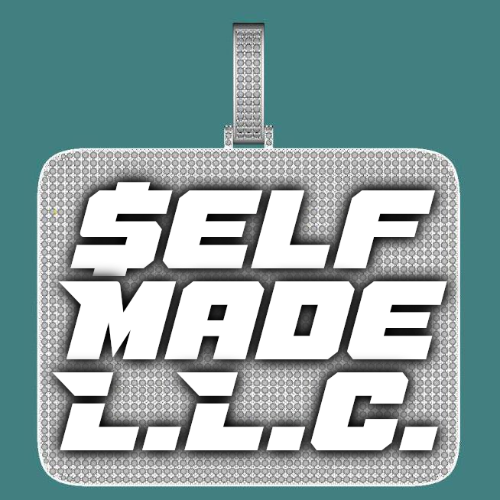 CUSTOM LETTER NECKLACE 3D BIG SQUARE