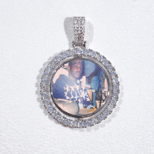 3D Spinning 2-Faced Custom Picture Pendant