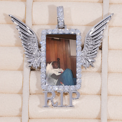 RIP WING 3D CUSTOM PICTURE PENDANT