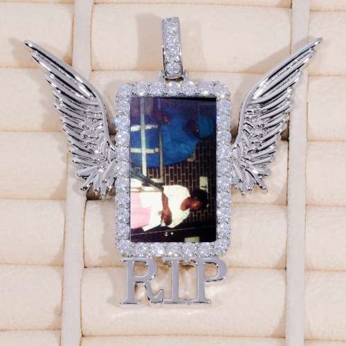 RIP WING 3D CUSTOM PICTURE PENDANT