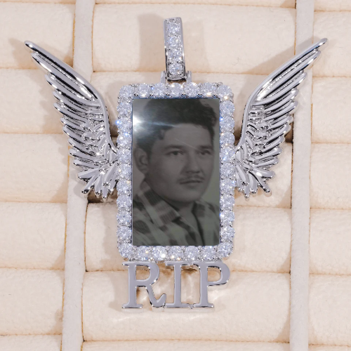 RIP WING 3D CUSTOM PICTURE PENDANT