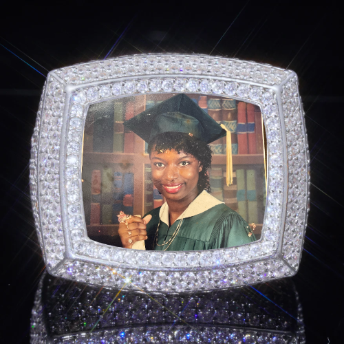 3D CUSTOM PICTURE ICED RING