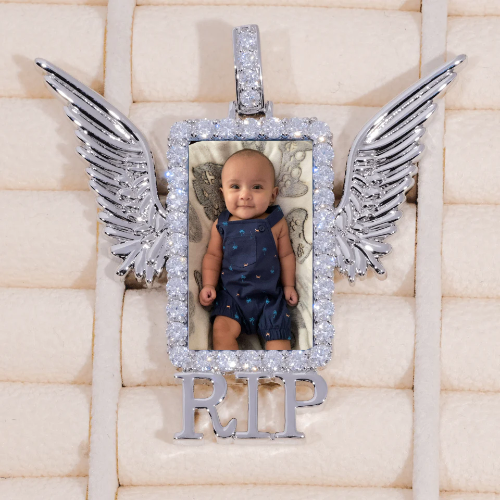 RIP WING 3D CUSTOM PICTURE PENDANT