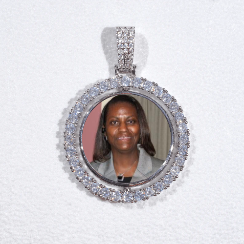 3D Spinning 2-Faced Custom Picture Pendant