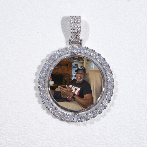 3D Spinning 2-Faced Custom Picture Pendant