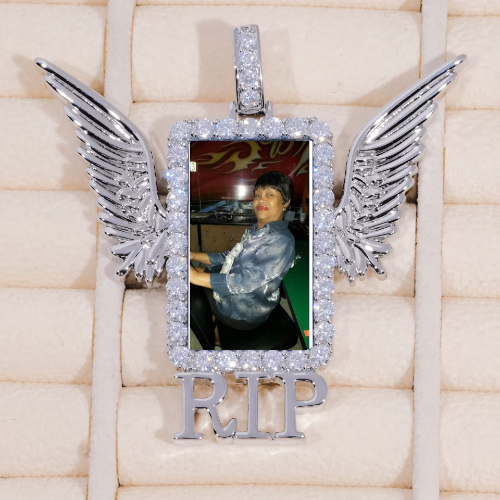 RIP WING 3D CUSTOM PICTURE PENDANT