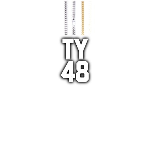 Custom Letters Baguette Two Layer Necklace