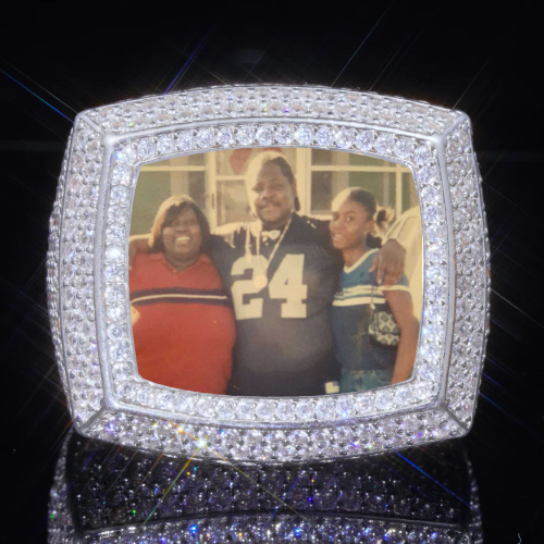 3D CUSTOM PICTURE ICED RING