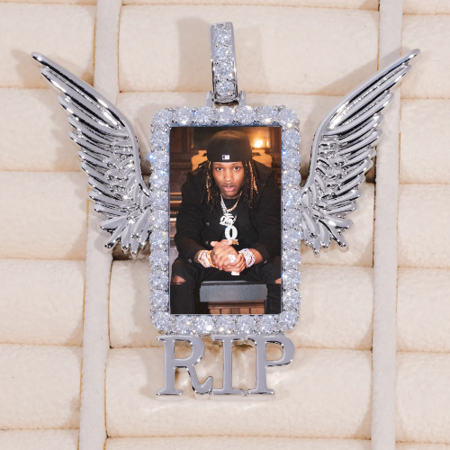 RIP WING 3D CUSTOM PICTURE PENDANT