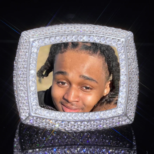 3D CUSTOM PICTURE ICED RING