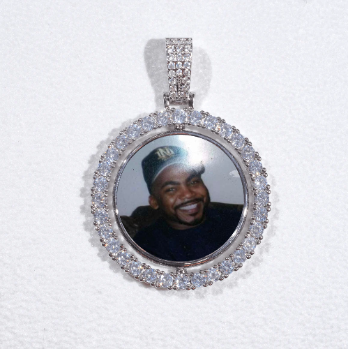 3D Spinning 2-Faced Custom Picture Pendant