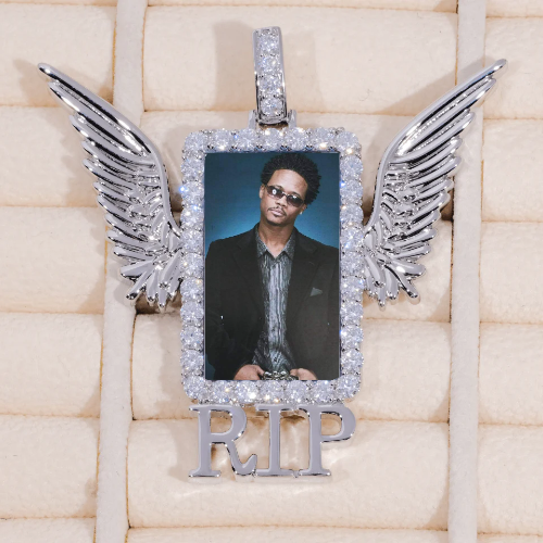 RIP WING 3D CUSTOM PICTURE PENDANT