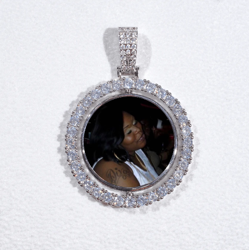 3D Spinning 2-Faced Custom Picture Pendant