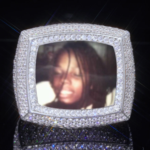 3D CUSTOM PICTURE ICED RING