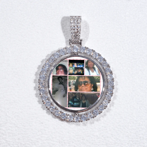 3D Spinning 2-Faced Custom Picture Pendant