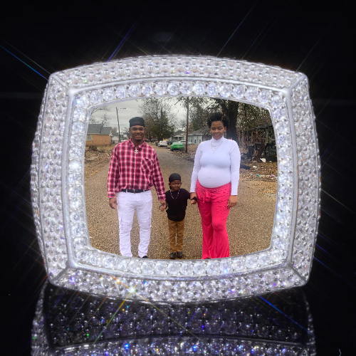 3D CUSTOM PICTURE ICED RING