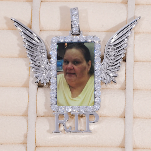 RIP WING 3D CUSTOM PICTURE PENDANT