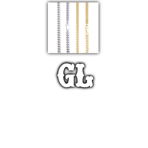Custom Letters Freibeuter Font Necklace