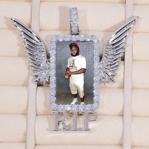 RIP WING 3D CUSTOM PICTURE PENDANT