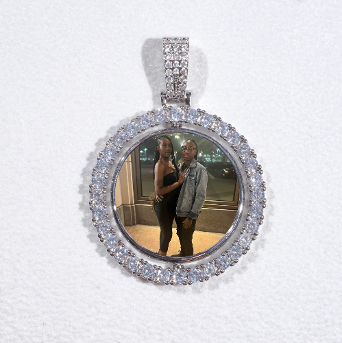 3D Spinning 2-Faced Custom Picture Pendant