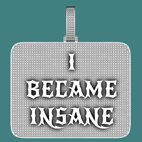 CUSTOM LETTER NECKLACE 3D BIG SQUARE