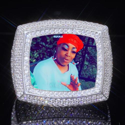 3D CUSTOM PICTURE ICED RING